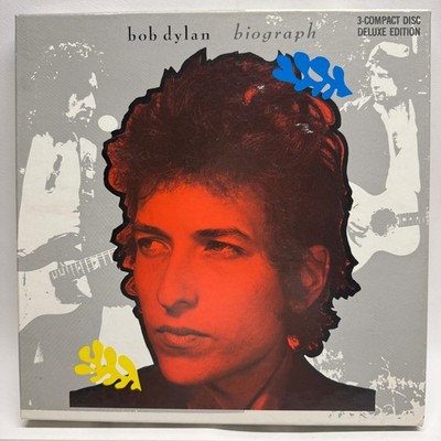 Bob Dylan Biograph 3-CD Deluxe Edition Box Set Columbia Records with Booklet