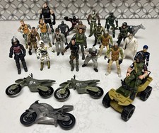 Military Super Hero Themed Play Sets 23 Jointed Posable ActionFigures 4 Vehicles