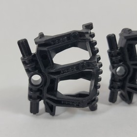2X LEGO Bionicle BLACK Zamor Sphere Holder Part Lot 53550 8729 Exo-Force 8108