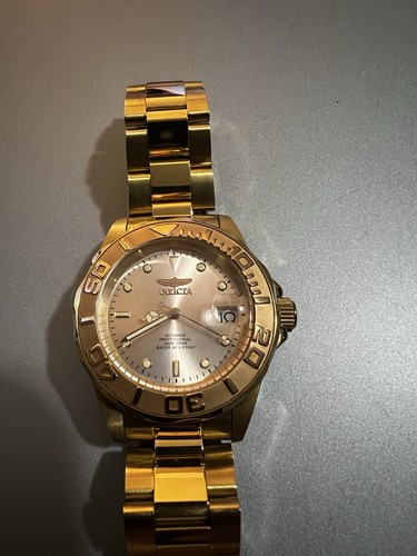 Invicta Pro Diver Automatic 200m Gold-Tone Stainless Steel 40mm Watch and Case