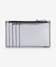 Alexander McQueen Home Coin Card Holder Silver