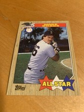 Wade Boggs 1987 Topps All Star Card #608 Boston Red Sox