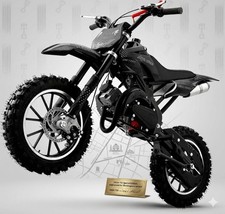 49cc Kids Dirt Bike 2-Stroke Gas Mini Motorcycle 10” Off-Road Tires Disc Brakes