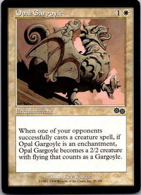 Opal Gargoyle C Urza's Saga 25 NM