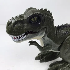 Zuru Robo Alive Real-Life Robotic Attack T-Rex Dinosaur, Roars! EUC