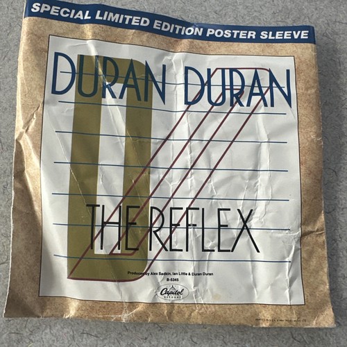 DURAN DURAN THE REFLEX/NEW RELIGION 45 1984 USA POSTER SLEEVE Capitol B-5345 - Picture 2 of 9