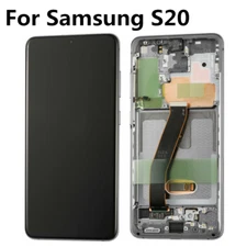For Samsung Galaxy S20 G980 Full LCD Display Touch Screen Digitizer Frame OEM