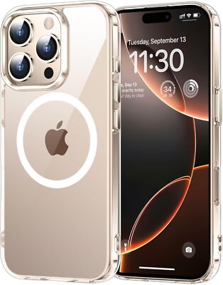 Compatible With iPhone 16 Pro Max Case,[Not Yellowing] Slim Protect (6.9'',Clear)