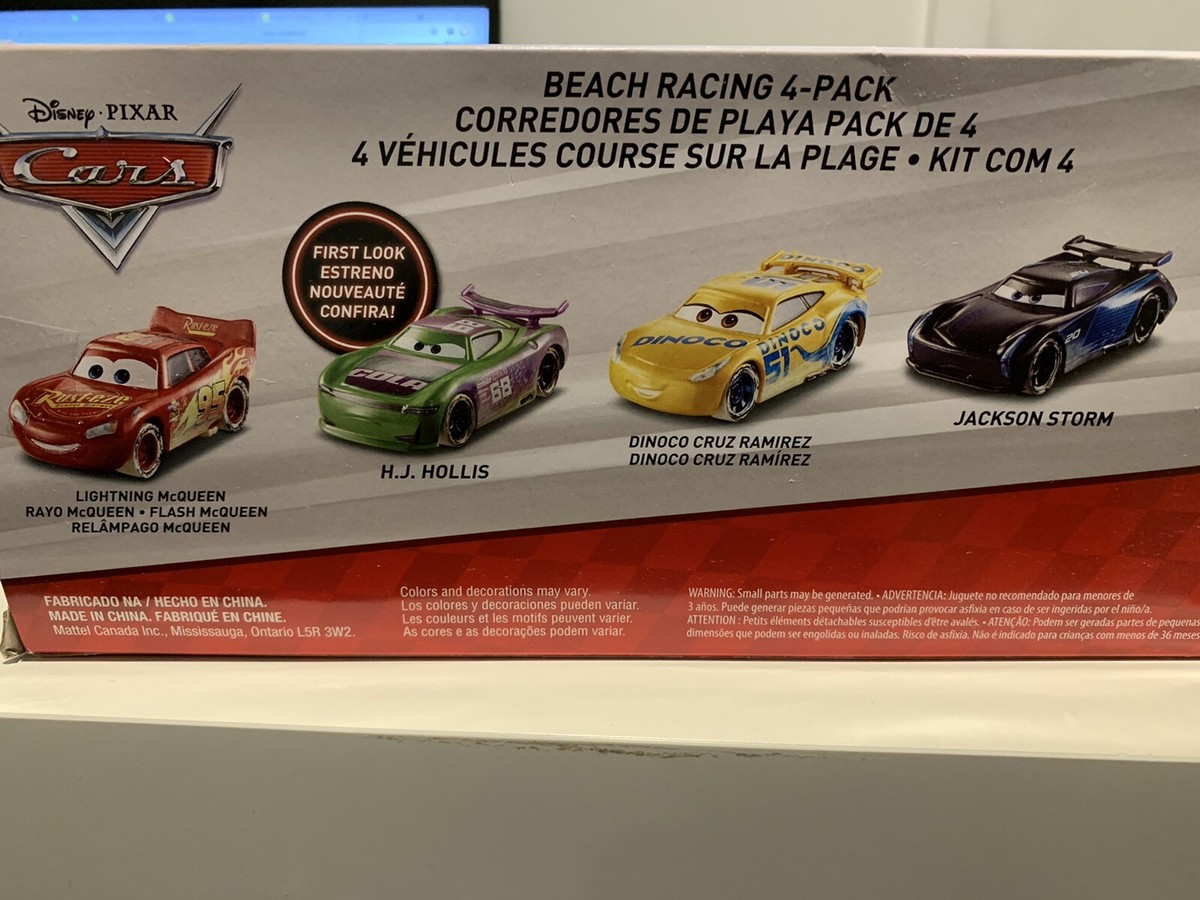 カーズ マテルBEACH RACING 4-PACK ミニカー ピクサー FIREBALL BEACH RACERS BEACH RACING 4-PACK TARGET限定