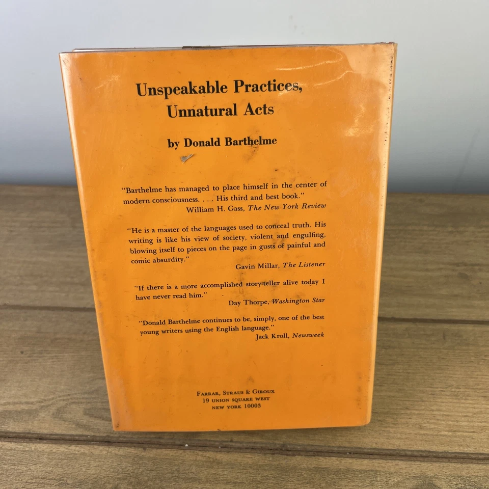 DONALD BARTHELME—CITY LIFE HC DJ 1970 Thomas Pynchon - Image 2 of 4