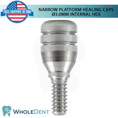 Titanium Scan Body Slim Platform - GDT Implants® Internal Hex Compatib