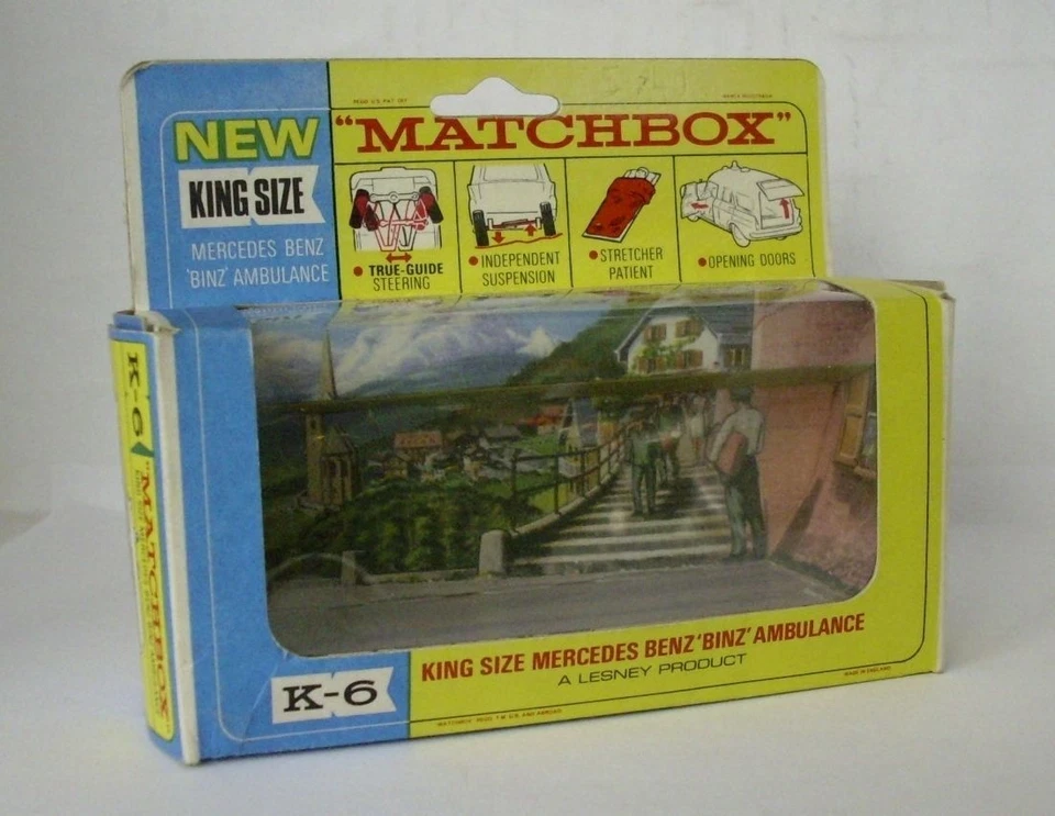Repro Box Matchbox King Size K- 6 Binz Ambulance - Bild 2 von 2