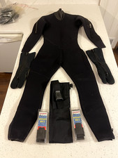 Mens XS Custom Wetsuit 7mm Thermoprene Extreme Cold Water Suit Navy SEAL Diver