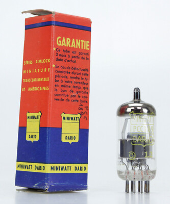 Tube électronique NOS Dario Miniwatt ECC189 Neuf - Emballage D'origine, États-Unis