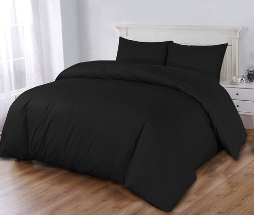 100% PURE EGYPTIAN COTTON DUVET COVER QUILT PILLOW SET 300 THREAD COUNT - Picture 3 of 8