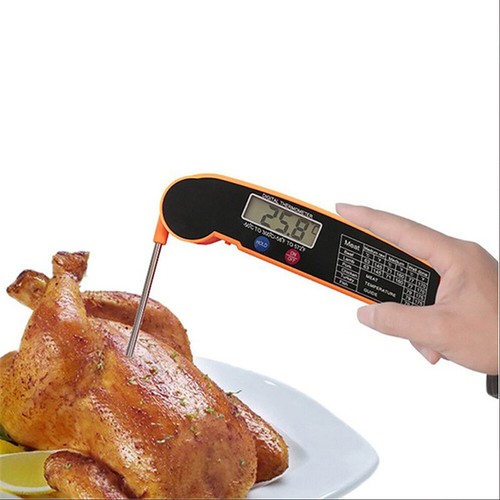 Foldable Digital Thermometer Probe Gauge Temperature Kitchen Cooking BBQ Meat AU - Picture 5 of 14
