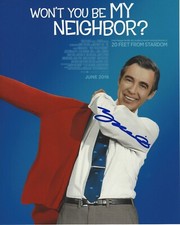 DIRECTOR MORGAN NEVILLE SIGNED WON'T YOU BE MY NEIGHBOR 8X10 POSTER PHOTO W/COA