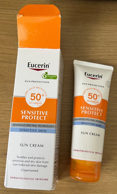 Eucerin Sun Sensitive Protect Gesicht Sonnencreme für empfindliche Haut LSF 50+, 50ml