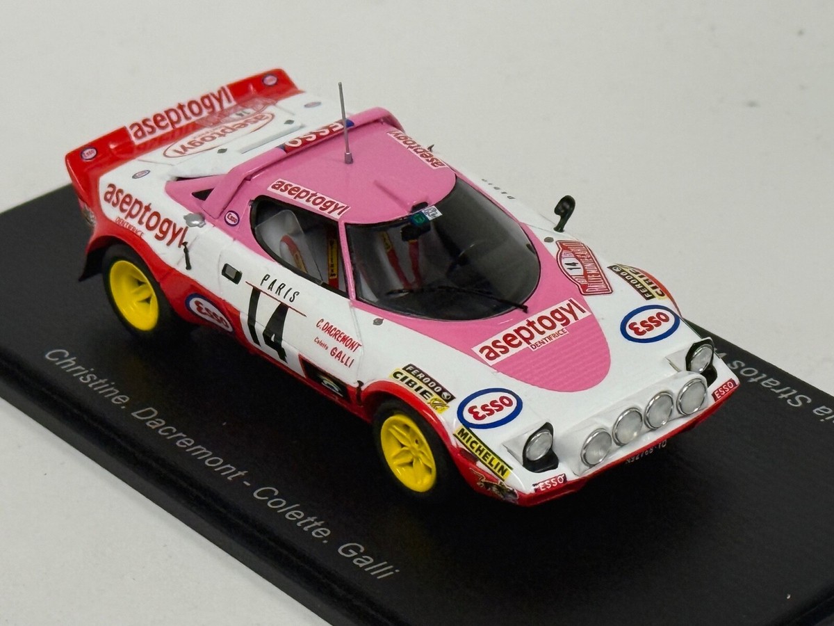 Spark 1/43 LANCIA STRATOS - C. Dacremont 1977 Monte Carlo Coupe