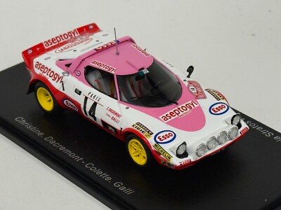 1/43 Spark Lancia Stratos Winner of 1977 Monte Carlo Coupe des