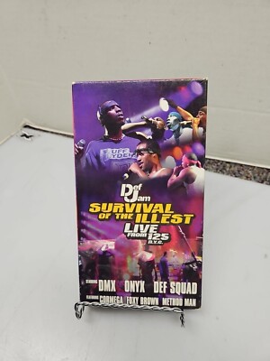 Def Jam Survival Of The Illest Live From 125 N.Y.C. VHS 1998 DMX