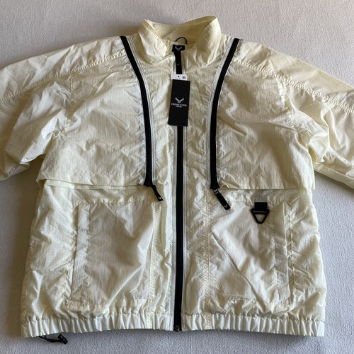 Chaqueta de Lluvia Ripstop Forrada Sherpa Alce Ojos Cruzados Hombres Talla Grande - Imagen 2 de 13