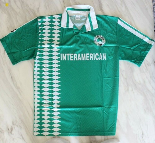 FC Panathinaikos Green Vintage T Shirt Football Jersey XL 95 96 Retro Soccer - Picture 1 of 9