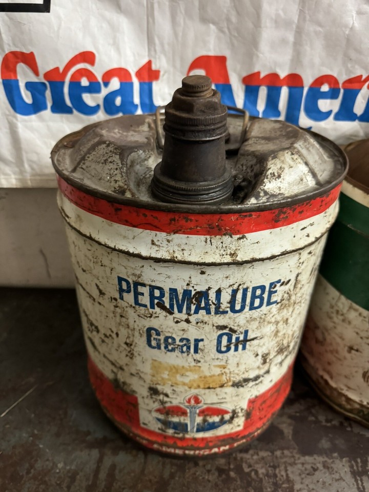 VTG 5 Gallon Quaker State Amoco Spectro Car & MC Oil Cans Lot eBay