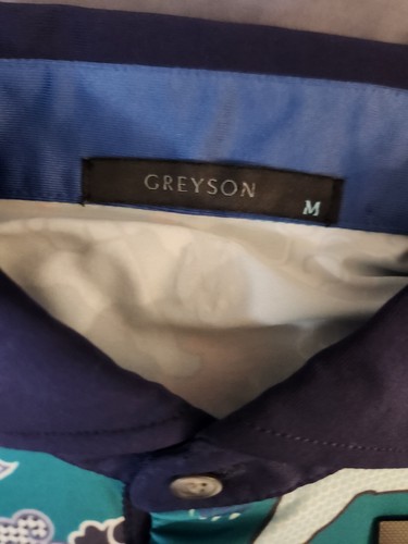 Greyson Wolf Slayer Jungle Golf Polo Shirt Men's Size Medium New - Picture 8 of 9
