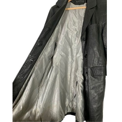 Vintage Gallery Womens leather Jacket Size Medium Mid length - Picture 9 of 11