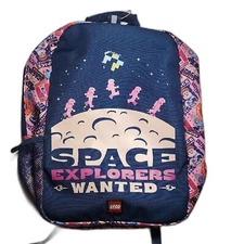 Lego Space Explorers Backpack - Blue and Pink NWT