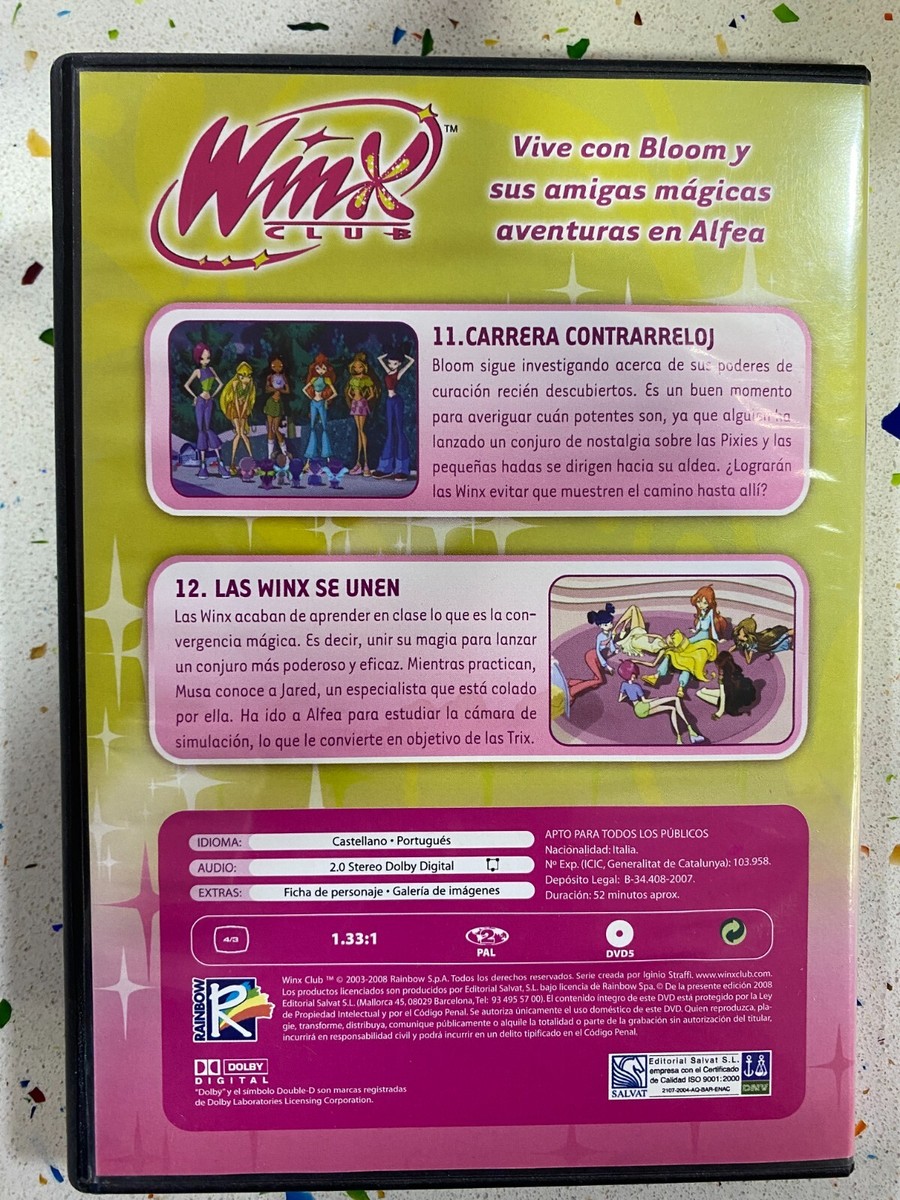 Winx Club DVD 19 New Season 2 Race Against The Clock + The Winx