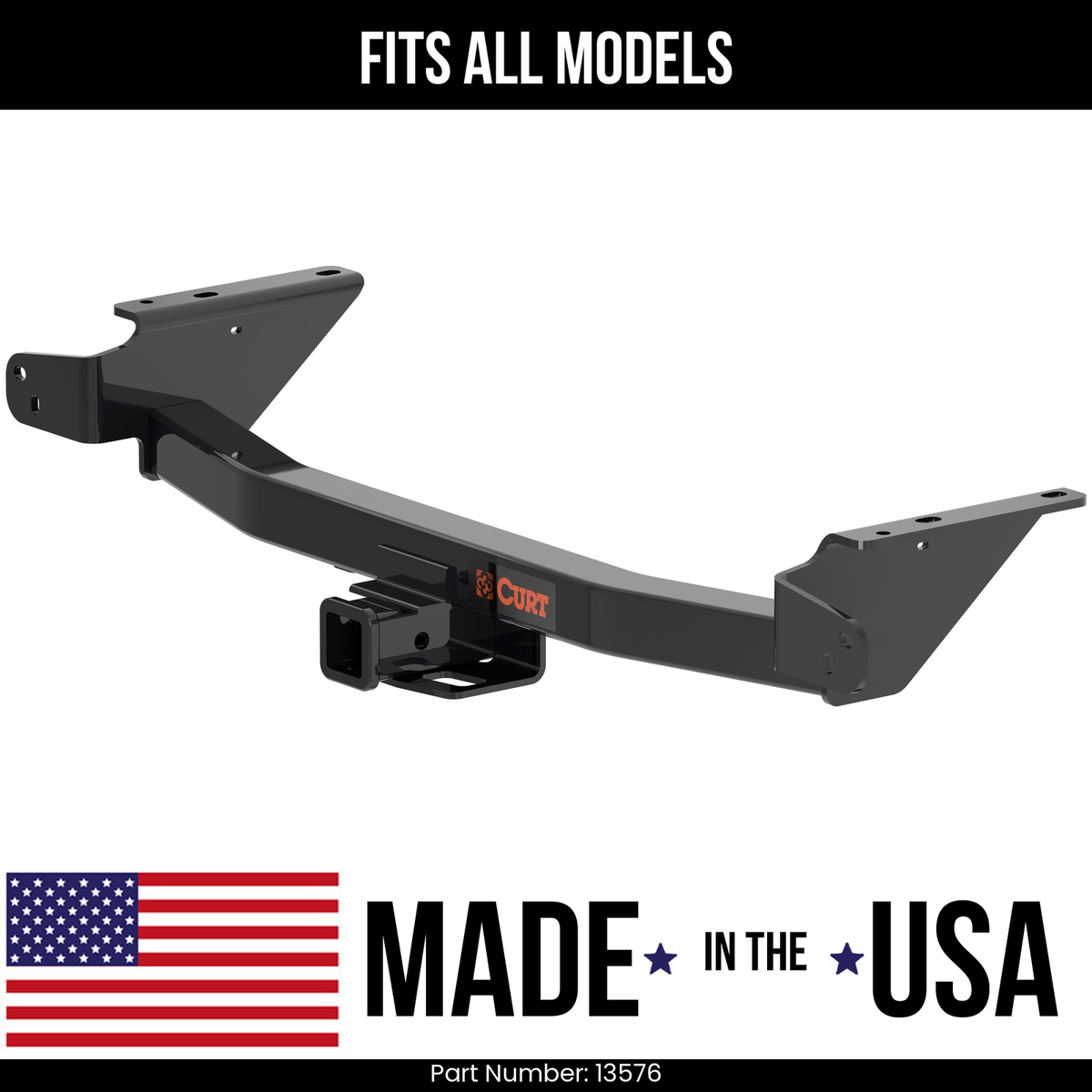 CURT Class 3 Trailer Hitch - 2-Inch Receiver For GMC Jimmy & Chevrolet Blazer