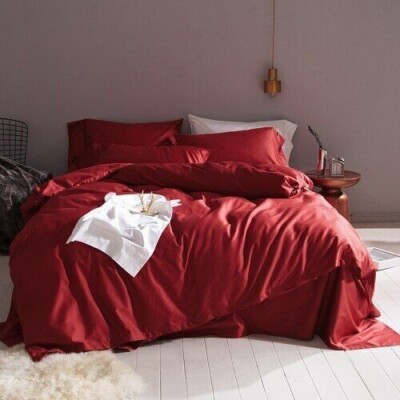 Luxury Style~Classic 1000 TC Burgundy All Size Egyptian Cotton Bedding Items