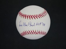 LEE MACPHAIL SIGNED OMLB BASEBALL WITH 