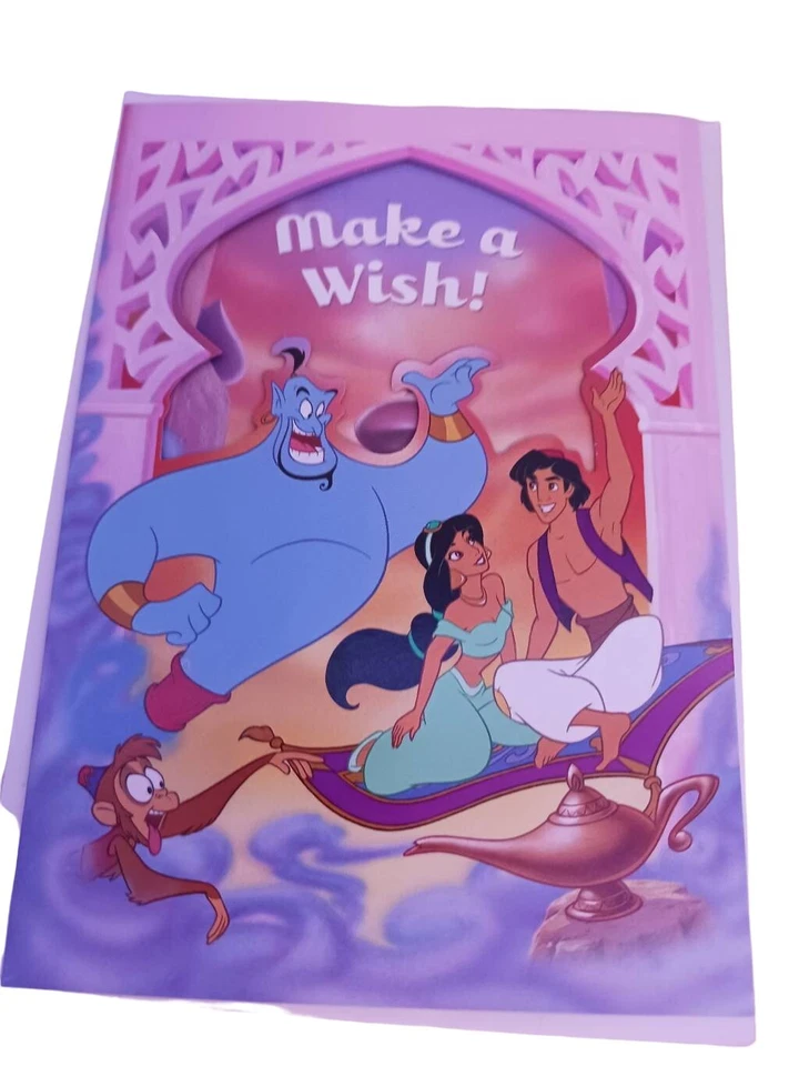 迪士尼故事书生日卡白雪公主小美人鱼角色弹出 — 第 2/4 张图片