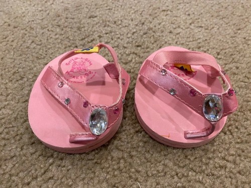 Build-A-Bear Workshop BABW rosa Zehenstegsandalen - gebraucht - Bild 1 von 3