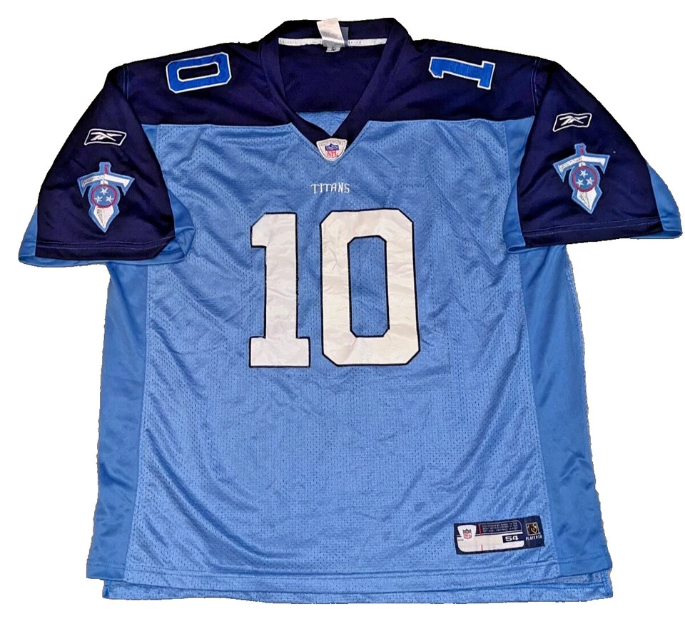 Camiseta Reebok Vintage Tennessee Titans Vince Young NFL Talla 54 3XL Foto 2 de 4