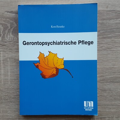 Gerontopsychiatrische Pflege Buch Kors / Seunke Ullstein Mosby