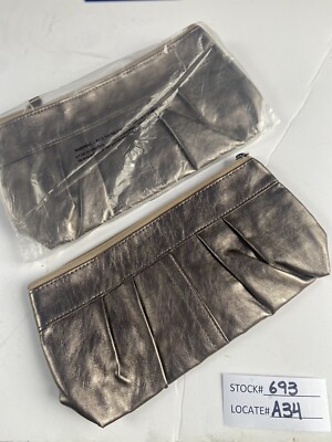 (LOT OF 2) NEW REDKEN 5th Avenue NYC Cosmetic Makeup Bag Zipper Pouch, Free S&H.
