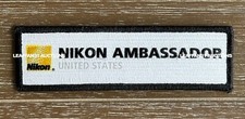 Nikon Ambassador United States badge patch Scarce
