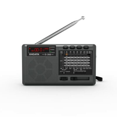 XHDATA D368 Portable Shortwave Radio FM AM SW 12 Band DSP Stereo Radio MP3