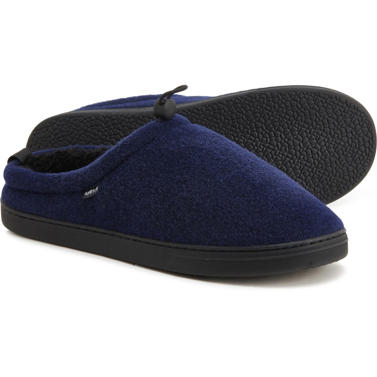 Memory Foam Mens Mule Slippers Hard Sole Alpine Swiss Men's