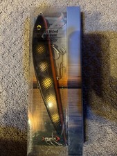 Inhaler Fishing Tackle Flat Side 14" Musky Crankbait (Black Perch) G13-4
