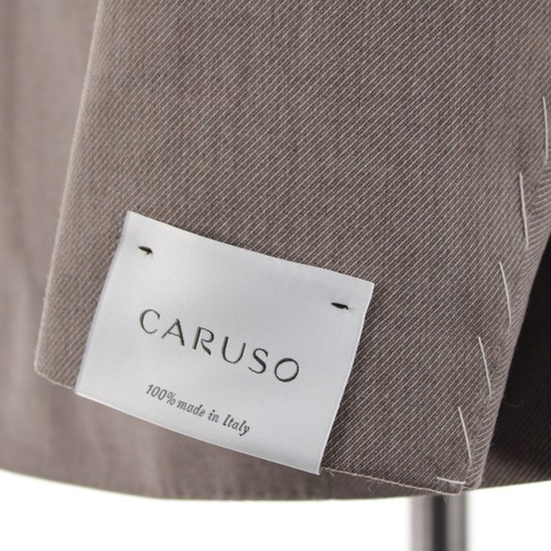 Caruso NWT 100% Wool Two Piece Suit Size 50R (40R US) Aida In Light Brown - Picture 4 of 15
