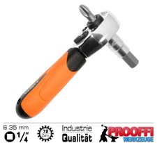 Kombi Umschalt Knarre Ratsche 1/4" Ratschenschlüssel Für Bits Stecknuss NEO 501