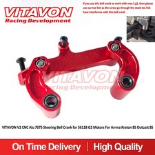 Manovella campanello sterzo Vitavon V2 per motore 56118 G2 per Arrma Kraton 8S Outcast 8S