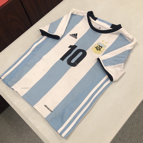 Adidas Argentina Messi #10 maglia calcio giovanile taglia S (9-10 anni) etichetta autentica - Foto 7 di 20