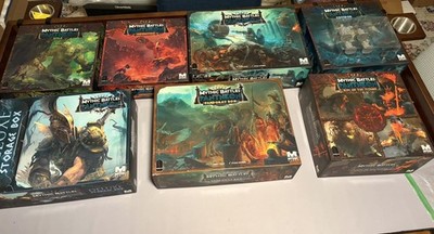 Kickstarter - Mythic Battles - Pantheon - HUGE lot, sleeved and organized!
