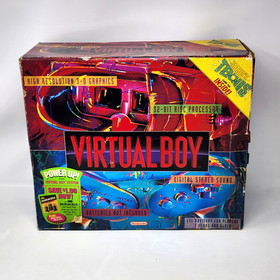 Nintendo Virtual Boy Console Red/Black CIB Complete - TESTED - MATCHING SERIAL